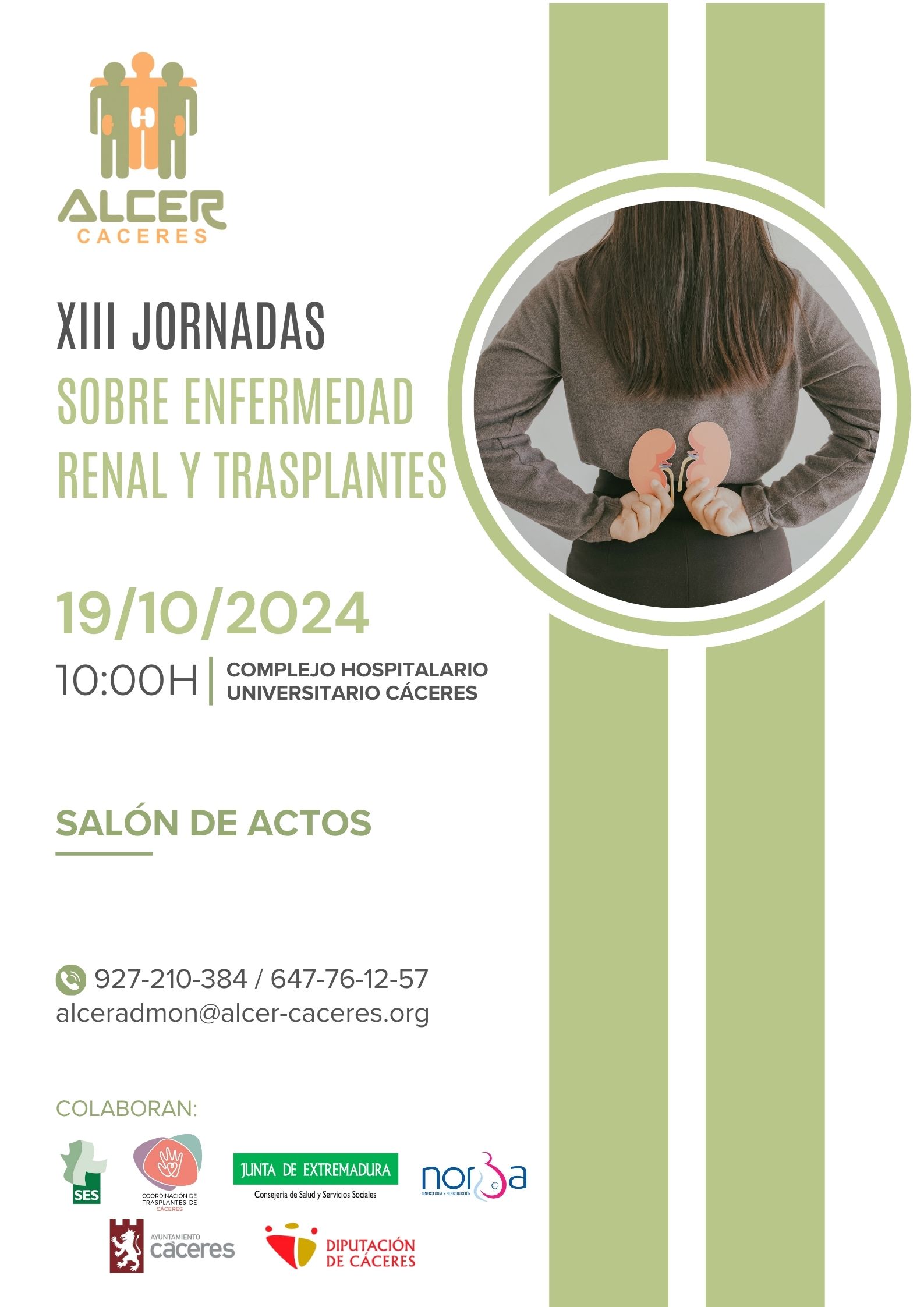 Cartel XIII Jornadas Renales 2024