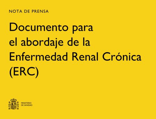 Aprobada la nueva estrategia para el Abordaje de la ERC por el Consejo Interterritorial del Sistema Nacional de Salud